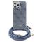 Guess Crossbody Cord 4G Print Case for iPhone 16 Pro Max - Blue | Techbox