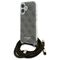 Guess Crossbody Cord 4G Print Case with Lanyard for iPhone 16 - Brown | Techbox