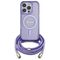 Guess GUHMP16XHCTSGNSU iPhone 16 Pro Max 6.9" purple/purple hardcase Crossbody Cord Script MagSafe - Apple Cases - Cases - Techbox