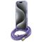 Guess GUHMP16XHCTSGNSU iPhone 16 Pro Max 6.9" purple/purple hardcase Crossbody Cord Script MagSafe - Apple Cases - Cases - Techbox