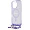 Guess GUHMP16XHCTSGNSU iPhone 16 Pro Max 6.9" purple/purple hardcase Crossbody Cord Script MagSafe - Apple Cases - Cases - Techbox