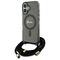 Guess GUHMP16SHCTSGNSK iPhone 16 6.1" black/black hardcase Crossbody Cord Script MagSafe - Apple Cases - Cases - Techbox