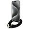 Guess GUHMP16SHCTSGNSK iPhone 16 6.1" black/black hardcase Crossbody Cord Script MagSafe - Apple Cases - Cases - Techbox