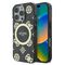 Guess IML Peony On 4G Background MagSafe case for iPhone 16 Pro - black | Techbox
