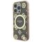 Guess IML Peony On 4G Background MagSafe Case for iPhone 16 Pro Max - Brown | Techbox