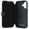 Mercedes Leather Wood Imitation iPhone 16 Case - Black | Techbox