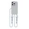 Tech-Protect MagNecklace MagSafe Case with Lanyard for iPhone 16 Pro Max - Gray - Apple Cases - Cases - Techbox