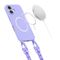 Tech-Protect MagNecklace MagSafe Case with Lanyard for iPhone 16 - Purple - Apple Cases - Cases - Techbox