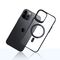 3mk Satin Armor MagCase with MagSafe for iPhone 12 Pro Max - Clear with Black Frame