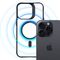 3mk Satin Armor MagCase with MagSafe for iPhone 14 Pro Max - Clear with Black Frame