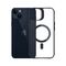 3mk Satin Armor MagCase with MagSafe for iPhone 14 Plus - Clear with Black Frame