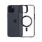 3mk Satin Armor MagCase with MagSafe for iPhone 15 - Clear with Black Frame