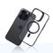 3mk Satin Armor MagCase with MagSafe for iPhone 15 Pro Max - Clear with Black Frame