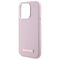 Karl Lagerfeld FW Metal Plate MagSafe iPhone 15 Pro Case - Pink | Techbox