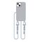 TECH-PROTECT MAGNECKLACE MAGSAFE IPHONE 15 CRAYON GRAY - Uncategorized Cases (2) - Cases - Techbox