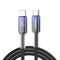 Joyroom S-A42 Crystal-Clear Series 30W USB-C - Lightning cable 1.2m - black - Cables & Adapters - Cables & Accessories - Techbox