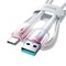 Joyroom S-A42 Crystal-Clear Series 3A USB-A - USB-C cable 1.2m - white - Cables & Adapters - Cables & Accessories - Techbox
