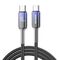 Joyroom S-A42 Crystal-Clear Series 60W USB-C - USB-C cable 1.2m - black - Cables & Adapters - Cables & Accessories - Techbox
