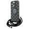 Karl Lagerfeld IML Crossbody Monogram Karl &amp; Choupette Head MagSafe Case for iPhone 16 Pro Max - Black | Techbox