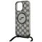 Karl Lagerfeld IML Crossbody Monogram Karl &amp; Choupette Head MagSafe Case for iPhone 16 Pro Max - Black | Techbox