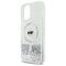 Karl Lagerfeld KLHMP16SLGKISGH iPhone 16 6.1" hardcase transparent Liquid Glitter Karl Head Magsafe - Apple Cases - Cases - Techbox
