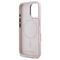 Karl Lagerfeld Silicone Shadow Metal Initial MagSafe iPhone 16 Case - Pink - Apple Cases - Cases - Techbox