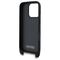 BMW M Edition Carbon Tricolor Lines &amp; Strap Case for iPhone 16 Pro - Black | Techbox
