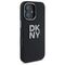 DKNY Liquid Silicone Metal Logo iPhone 16 Case - Black | Techbox