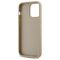 DKNY Quilted Stack Logo iPhone 14 Pro Case - Beige | Techbox