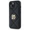 DKNY Quilted Stack Logo iPhone 15 Case - Black | Techbox