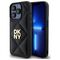 DKNY Quilted Stack Logo iPhone 15 Pro Case - Black | Techbox