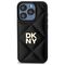 DKNY Quilted Stack Logo iPhone 15 Pro Max Case - Black | Techbox