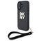 DKNY Wrist Strap Stock Logo iPhone 16 Case - Black | Techbox