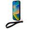 DKNY Wrist Strap Stock Logo iPhone 16 Case - Black | Techbox