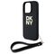 DKNY Wrist Strap Stock Logo iPhone 16 Pro Case - Black | Techbox