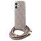 Guess Crossbody Cord 4G Print iPhone 16 Case - Pink | Techbox