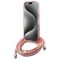 Guess GUHMP16SHCTSGNSP iPhone 16 6.1" pink/pink hardcase Crossbody Cord Script MagSafe - Apple Cases - Cases - Techbox