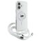 Karl Lagerfeld KLHMP16SHCKHNT iPhone 16 6.1" hardcase transparent Crossbody IML Karl Head Magsafe - Apple Cases - Cases - Techbox