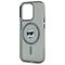Karl Lagerfeld KLHMP15LHLSCHK iPhone 15 Pro 6.1" black/black hardcase IML Metal Choupette Head MagSafe
