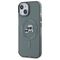 Karl Lagerfeld KLHMP15SHLSKCK iPhone 15 6.1" black/black hardcase IML Metal Karl&amp;Choupette Head MagSafe