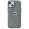 Karl Lagerfeld KLHMP15SHLSKCK iPhone 15 6.1" black/black hardcase IML Metal Karl&amp;Choupette Head MagSafe