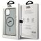 Karl Lagerfeld KLHMP15SHLSKCK iPhone 15 6.1" black/black hardcase IML Metal Karl&amp;Choupette Head MagSafe