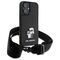 Karl Lagerfeld KLHCP16SSAKCPBK iPhone 16 6.1" black hardcase Saffiano Karl&amp;Choupette Metal Pin CBDY Strap - Apple Cases - Cases - Techbox