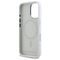Karl Lagerfeld Silicone Initial Metal Logo MagSafe iPhone 16 Case - White | Techbox