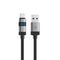 Acefast C15-04 USB-A - USB-C Cable with Display 480Mb/s 66W 1.2m - Black
