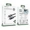 Acefast C15-03 USB-C - USB-C Cable with Display 480Mb/s 60W 1.2m - Black