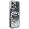DKNY DKHCP16LLBNAEK iPhone 16 Pro 6.3" black/black hardcase Liquid Glitter Arch Logo