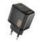 Dudao A28 45W GaN USB-C Wall Charger - Black - Travel Chargers - Smartphone Chargers - Techbox