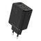 Dudao A29 65W GaN Wall Charger 2 x USB-C + 1 x USB-A - Black - Travel Chargers - Smartphone Chargers - Techbox