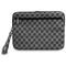 DKNY Sleeve Checkered Pattern Printed Stripes 16" Laptop Case - Black | Techbox